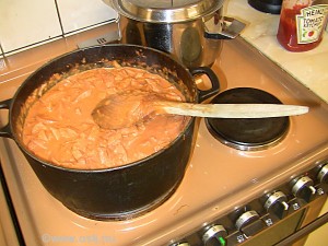 Korv stroganoff