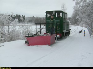 Plogningen passerar bron över Råckstaån